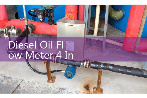 Diesel Oil Flow Meter 4 Inch Pipeline Assembly Benchmarks