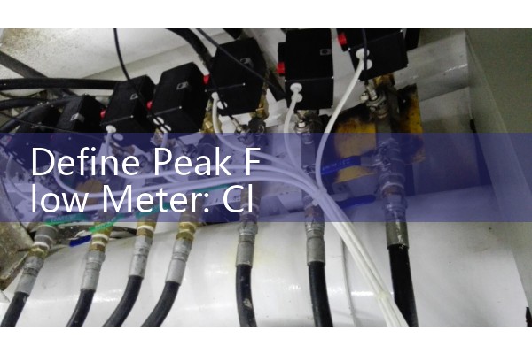 Define Peak Flow Meter: Clinical definition of a portable device used to measure expiratory flow.
