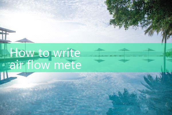 air flow metre|thermal flow meter