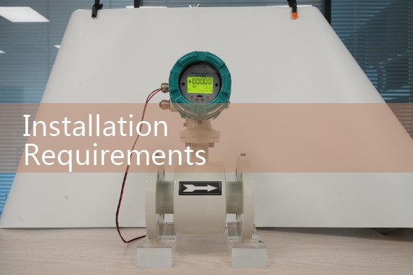 Installation requirements for wedge flowmeter