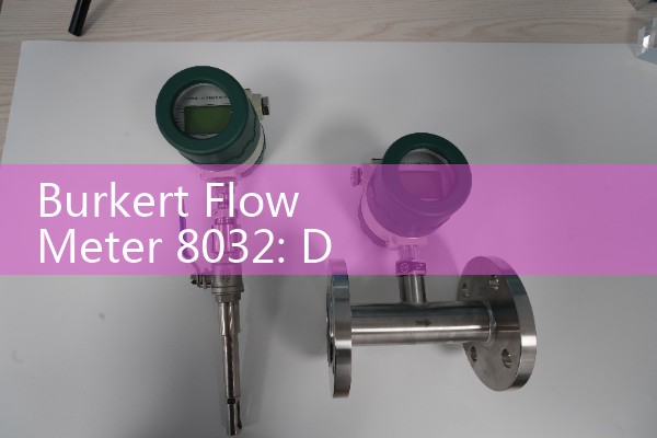 Burkert Flow Meter 8032: Digital Display Inline Transmitters